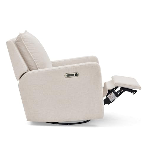 babyGap Harlowe Power Recliner with USB-A and Type-C Ports by Delta Children - Greenguard Gold Certified – Stain-Resistant Performance Fabric is Oeko-TEX Standard 100 Certified, Sand