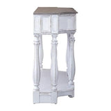 Liberty Furniture Magnolia Manor 56 Inch Hall Console Table European Traditional Home Accent Storage - Antique White & Weathered Bark LIBERTY FURNITURE INDUSTRIES, INC.
