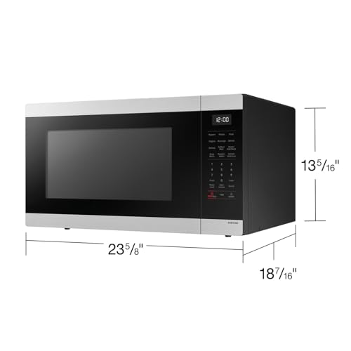 SAMSUNG 1.9 cu. ft. Countertop Microwave with Sensor Cooking, Stainless Steel, MS19DG8500SRAA SAMSUNG