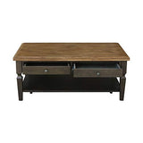 IC International Concepts Vista Coffee Table, 20", Hickory/Washed Coal IC International Concepts