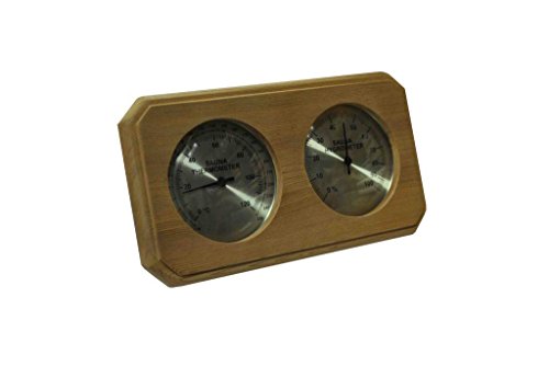 Northern Lights Group Cedar Sauna Thermometer and Hygrometer Northern Lights Group