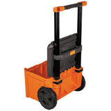 Klein Tools 54802MB MODbox Rolling Toolbox, Modular Tool Storage System with Side Mounting, 10-Inch Rubber Wheels, Removable Handle Klein Tools