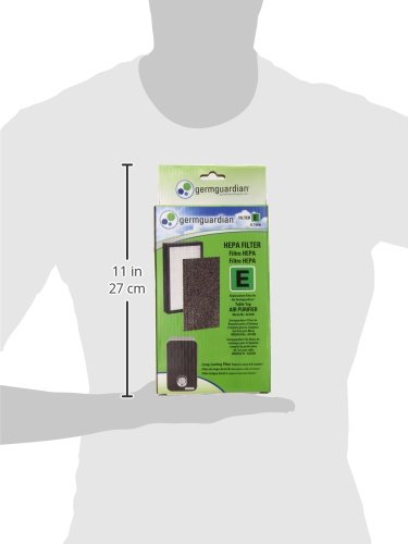 Germ Guardian FLT4100 True HEPA Genuine Air Purifier Replacement Filter E for GermGuardian AC4100, AC4150P, AC4150BL, and More GermGuardian