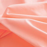 SUSYBAO 100% Cotton Duvet Cover Twin 2 Pcs Set 1 Princess Single Pink Duvet Cover with Zipper Ties 1 Pillow Sham Solid Color Peach Pink Bedding Set Soft Breathable SUSYBAO