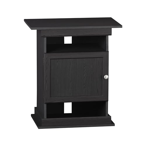 Ollie & Hutch Flipper 10/20 Gallon Aquarium Stand, Black Oak - WoodArtSupply