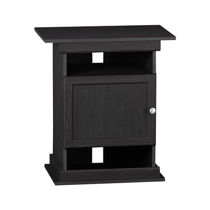 Ollie & Hutch Flipper 10/20 Gallon Aquarium Stand, Black Oak - WoodArtSupply