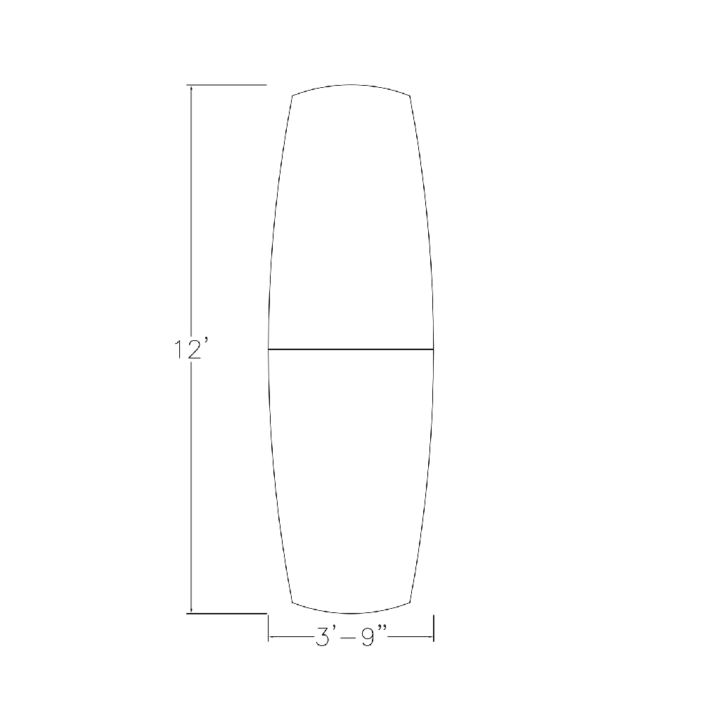 SKUTCHI DESIGNS INC. 12 Person Modular Conference Table with Metal Bases | Arc Boat | Harmony Series | 12' Table | White Cypress - WoodArtSupply