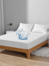 Bedecor Queen Waterproof Mattress Protector,Pee and Liquid Proof Cover for Pets, Elderly, and Incontinence, Fitted Deep Pocket for 9-18 Inch Deep Bedecor
