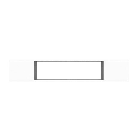 GHC Floating TV Stand, Wall Mounted Entertainment Center and Cabinet Shelf, Media Console for DVD Player, Space-Saving Under TV Shelf for Bedroom, Living Room (White) GHC