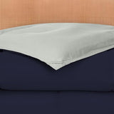 Modern Threads Down Alternative Reversible Comforter Navy/Silver Twin Modern Threads