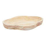 Okuna Outpost 16 In Handmade Wooden Dough Bowls for Decor, Paulownia Wood Cross Shaped Dough Bowl Okuna Outpost
