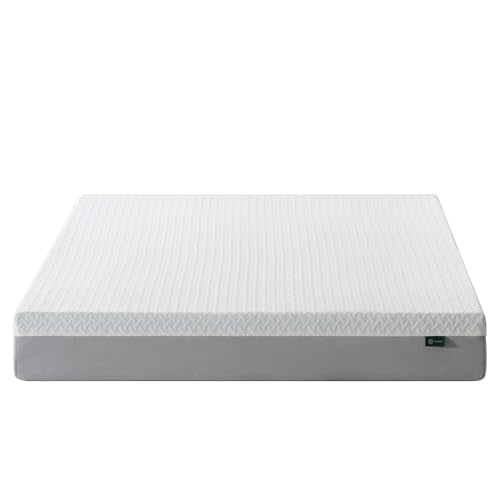 ZINUS 8 Inch Green Tea Essential Memory Foam Mattress [New Version], Queen, Fiberglass Free, Medium Feel, Breathable Airflow Memory Foam, Certified Safe Foams & Fabric, Mattress in A Box Zinus
