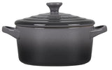 Le Creuset Stoneware Mini Round Cocotte, 8 oz., Oyster Le Creuset