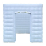 OZIS 1 Door Inflatable Photo Booth Enclosure 8.2ftx8.2ft with Blower 16 Colors Portable Inflatable Photo Booth Tent for Wedding, Party, Events, Proms, Birthday, Bars (White) OZIS