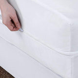 Guardmax Jersey Knitted Queen Zippered Mattress Encasement - Waterproof & Bed Bug Proof Mattress Protector - Comfortable, Soft, and Noiseless Zippered Bedding - Dust Mite Proof (60 x 80 x 12) Guardmax