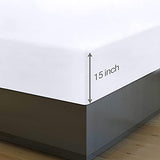 Utopia Bedding Queen Fitted Sheets - Bulk Pack of 6 Bottom Sheets - Soft Brushed Microfiber - Deep Pockets - Shrinkage & Fade Resistant - Easy Care (White) Utopia Bedding