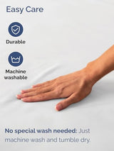Extra Deep Queen Fitted Sheet - Hotel Luxury Single Fitted Sheet Only - Easily Fits 18 inch to 24 inch Mattress - Ultra Soft, Wrinkle Free w/Extra Deep Pockets - Easy-Care, Breathable & Comfy - White CGK Unlimited