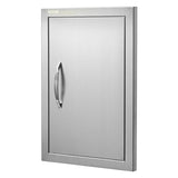 VEVOR BBQ Access Door 14W x 20H Inch, Vertical Single BBQ Door Stainless Steel, Outdoor Kitchen Doors for BBQ Island, Grill Station, Outside Cabinet VEVOR