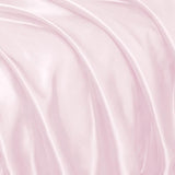 Homiest Ruffled Satin Sheets Twin Size 4pc Set - Blush Pink Bed Sheet Set with 15 Inch Deep Pocket Fitted Sheet, 1 Flat Sheet, 1 Ruffled Pillow Shams & 1 Pillowcases, Similar to Silk Sheets Homiest