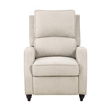 Lexicon Push Back Recliner Chair Living Room, Reclining Sofa Chair, Modern Recliner Sofa Chair, Fabric Recliner Arm Chair for Living Room/Office/Apartment, Beige Lexicon