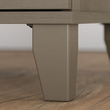 Bush Home Somerset 72W Office Desk with Drawers and Hutch in Ash Gray Bush Home