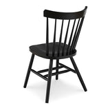 International Concepts Copenhagen Chair with Plain Legs, Black IC International Concepts
