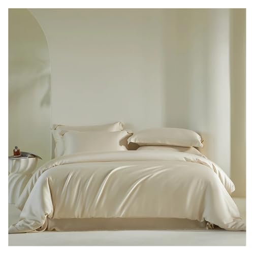 600TC Fabric Soft Silky Cool Summer - Single Double Queen King Duvet Cover Set Bed Sheet PillowcaseBedding Generic