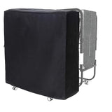Rollaway Bed Cover 39.5"x15.5"x45.2" Dustproof and Waterproof Folding Bed Storage Cover Large Camping Cots Cover, Easy on and Off, Black UUFCTY