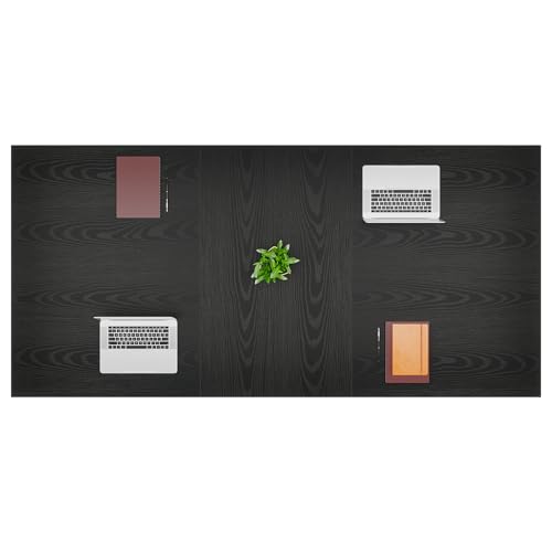 Tribesigns 5FT Small Conference Table for 4 to 6, Modern Meeting Table with Strong Metal Frame for Office Meeting Conference Room Tribesigns