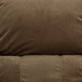 Flash Furniture Charlie Microfiber Kids Recliner with Flip-Up Storage Arms and Safety Recline, Contemporary Reclining Chair for Kids, Supports up to 90 lbs., Brown