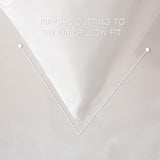 Sleeplite 4 Piece Luxury Satin Bed Sheets Set with Pillowcases - Ultra Soft & Silky, Hypoallergenic & Wrinkle-Free, Hotel Quality Comfort Bedding, Size Full, Snow White Sleeplite