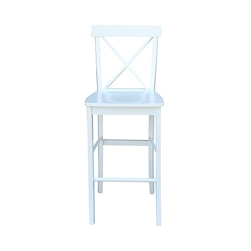 International Concepts X Back Stool Barstool IC International Concepts