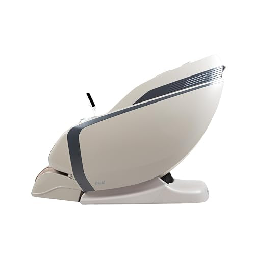 Osaki Monarch Full Body Massage Chair | Zero Gravity 3D SL-Track | Space Saving Technology Recliner| 9 Unique Auto Programs | Bluetooth Connection (LE Taupe) Osaki