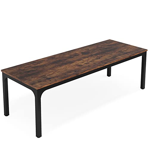 LITTLE TREE 78.7 Inches Extra Long Two Person Office Desk,Double Workstation for Home Office LITTLE TREE