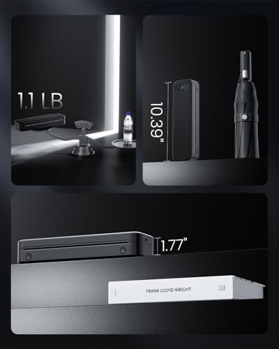 Portable Printers Wireless for Travel, A285M Small Inkless Thermal Printer, Bluetooth Mobile Printer Support 8.5" X 11" Letter & A4 Thermal Paper, Compatible with iPhone Laptop for Home Office Receipt TATTMUSE