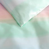 Betsey Johnson - Twin Duvet Cover Set, Smooth Satin Bedding with Matching Sham, Inside Corner Ties for Secure Fit, Dorm Essentials (Pastel Ombre Purple) Betsey Johnson