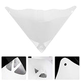 DAOKI 100 Pcs Paper Paint Filters 100 Micron Disposable Paint Paper Strainers for Resin 3D Printer with Collapsible Silicone Funnel, Hook, Clean Tool DAOKI