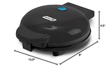 DASH Express 8” Waffle Maker for Waffles, Paninis, Hash Browns + other Breakfast, Lunch, or Snacks, with Easy to Clean, Non-Stick Cooking Surfaces - Black DASH