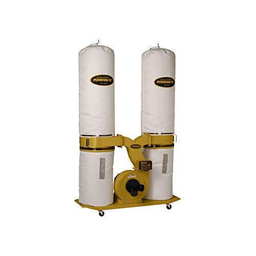 Powermatic TurboCone Dust Collector, 30-Micron Bag Filter, 3 HP, 1Ph 230V (Model PM1900TX-BK1) - WoodArtSupply