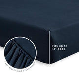 Wake In Cloud - Space Bedding Set for Boys, Star Outer Space Galaxy Patterned Soft Lightweight Comforter Set with Sheets, 5 Pieces Kids Bed in a Bag, Navy Blue, Twin Size Wake In Cloud