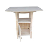 IC International Concepts T-3638DPG Bistro Table, Unfinished IC International Concepts