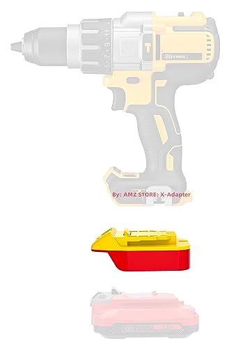 X-Adapter for DeWalt 20v MAX Cordless Tools Only Fits Craftsman V20 (NOT Old 20v) Lithium Batteries- Adapter Only Black - WoodArtSupply