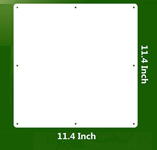 BMIDRUT 12Pcs/Set Hanging Room Divider White DIY Panel Screens Partition Wall Dividers Room Decorative with All Accessories 11.4x11.4 Inch (M2) BMIDRUT