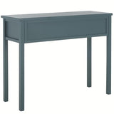Safavieh Home Collection Cindy Farmhouse Slate Teal 3-Drawer Console Table Safavieh
