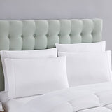 Sweet Home Collection 5 Piece Comforter Set Bag Solid Color All Season Soft Down Alternative Blanket & Luxurious Microfiber Bed Sheets, White, Twin Sweet Home Collection