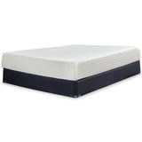 Signature Design by Ashley Twin Size Chime 10 Inch Medium Firm Memory Foam Mattress with Green Tea & Charcoal Gel Signature Design by Ashley