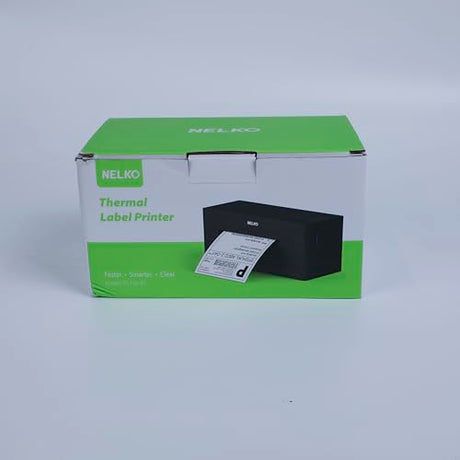 Nelko Bluetooth Thermal Shipping Label Printer, Wireless 4x6 Shipping Label Printer for Shipping Packages, Support Android, iPhone and Windows, Widely Used for Amazon, Ebay, Shopify, Etsy, USPS Nelko