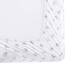 Stone Cottage - Full Sheets, Cotton Percale Bedding Set, Crisp & Cool Ideal Bedding Set (Green Sketchy Ditsy, Full) Stone Cottage