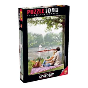 Anatolian Puzzle - Picnic by The River, 1000 Piece Jigsaw Puzzle, #1137 Anatolian