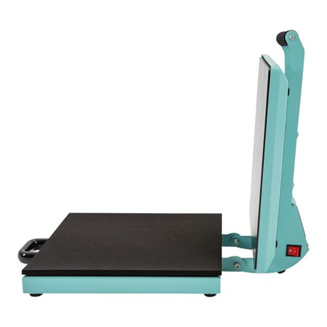15X15 Heat Press Machine Digital Sublimation Printer for DIY Clamshell T-Shirt Machines Transfer Htv Auto Plate Hat T Shirt Shirts Home Use Portable Power Fast Heating High Pressure 1400W AOOCHU